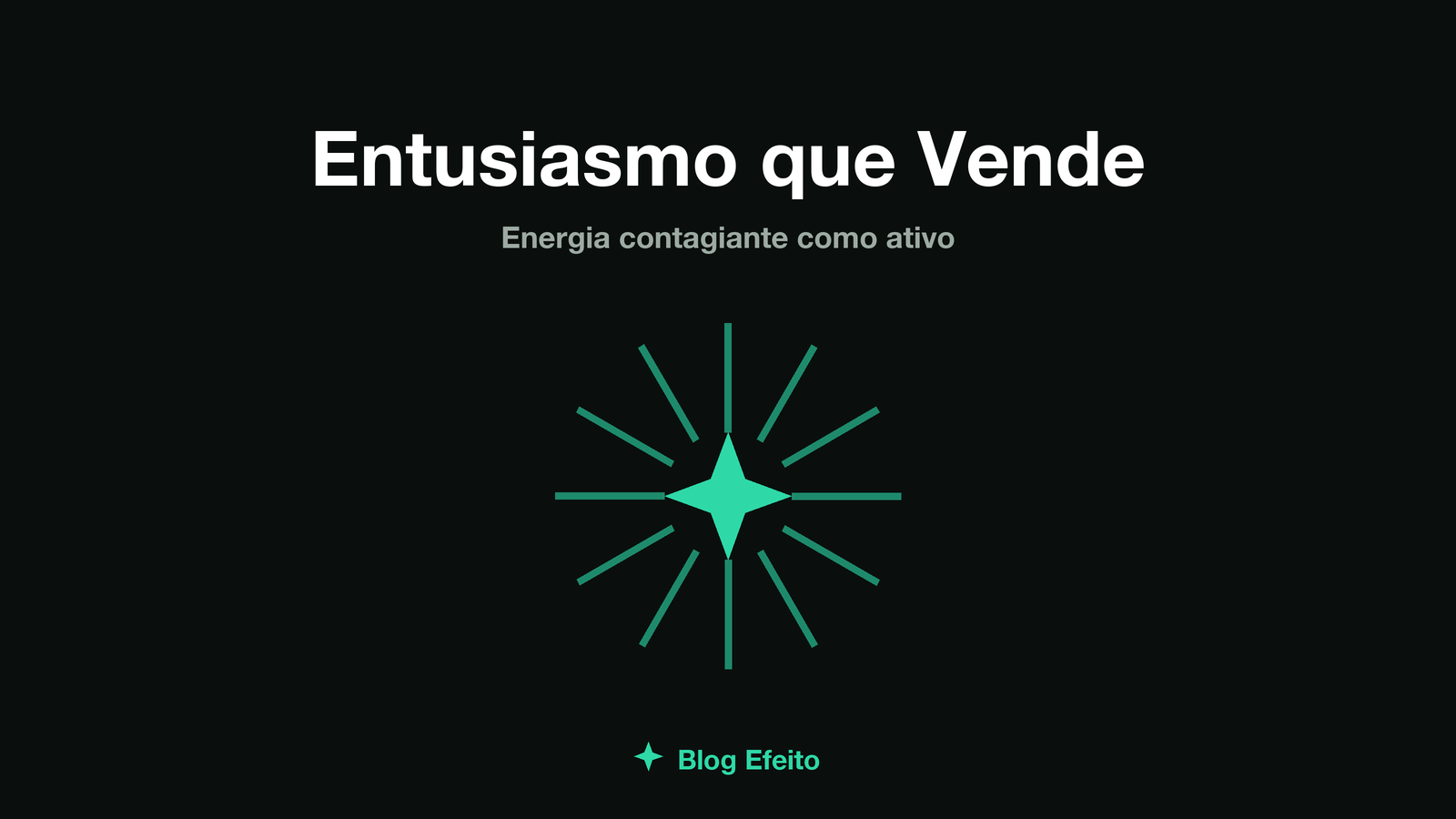 Capa do artigo Entusiasmo que Vende: arte abstrata em tons de verde sobre fundo escuro