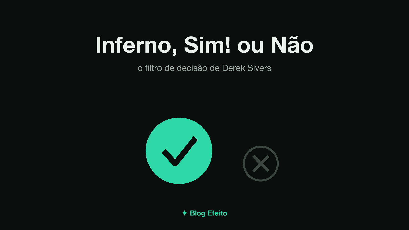 Capa do artigo Inferno, Sim! ou Não: arte abstrata em tons de verde sobre fundo escuro