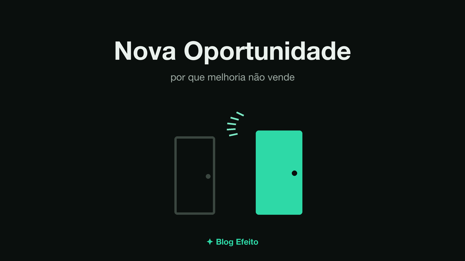 Capa do artigo Nova Oportunidade: arte abstrata em tons de verde sobre fundo escuro