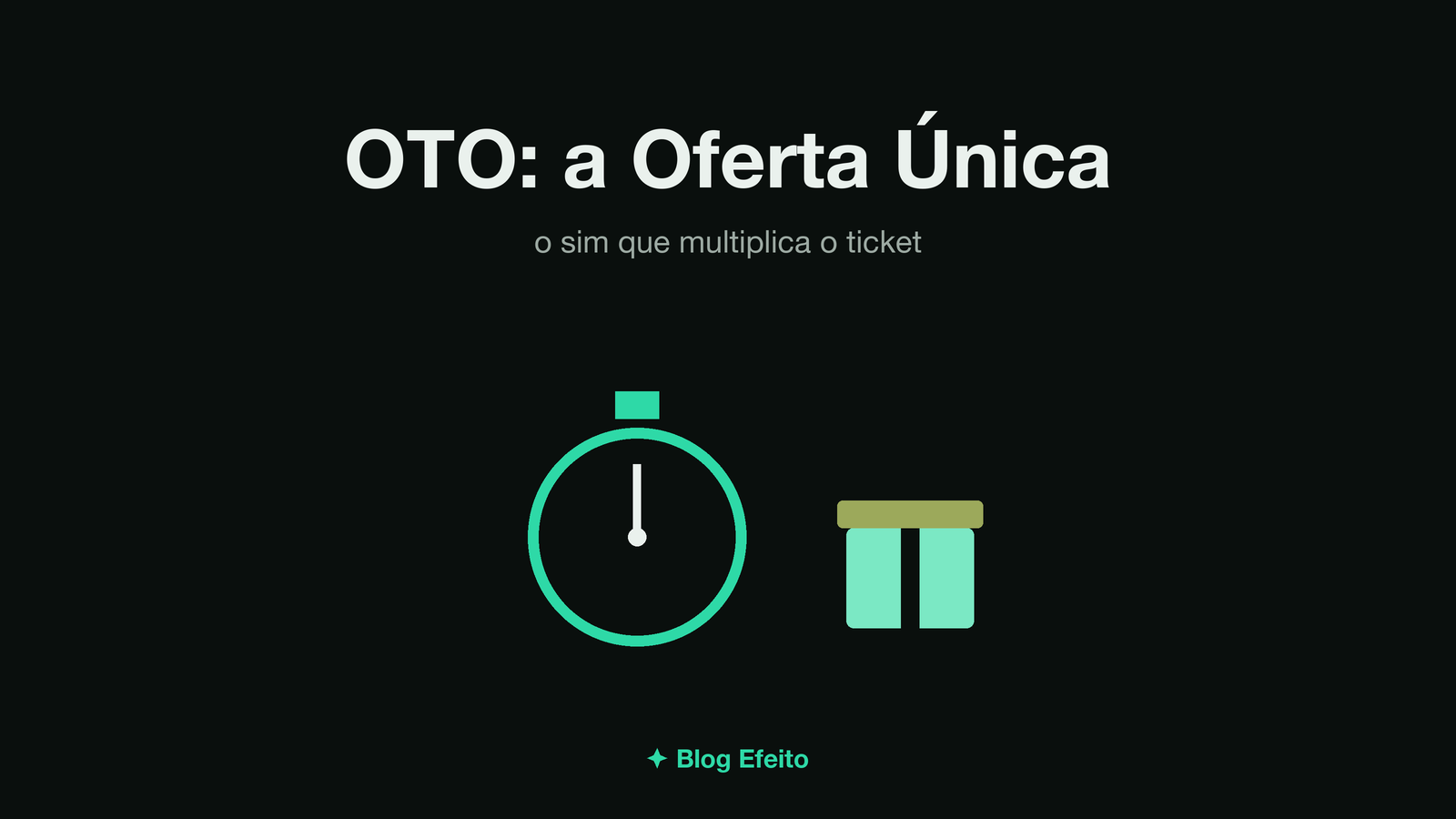 Capa do artigo OTO: arte abstrata em tons de verde sobre fundo escuro