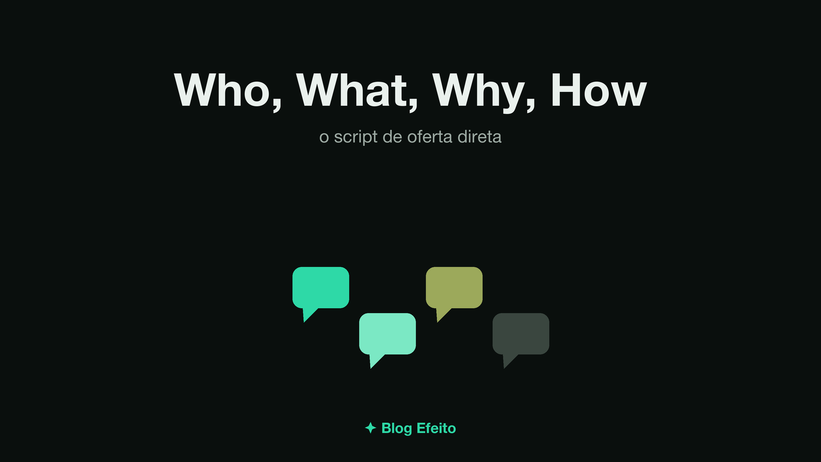 Capa do artigo Who, What, Why, How: arte abstrata em tons de verde sobre fundo escuro