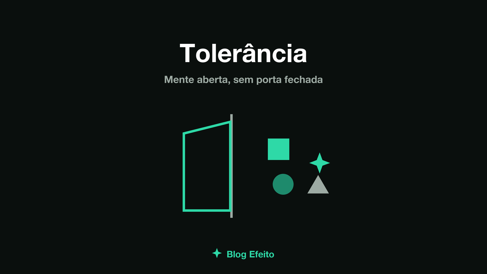 Capa do artigo sobre a Lei da Tolerância: várias portas verdes abertas em fila sobre fundo escuro